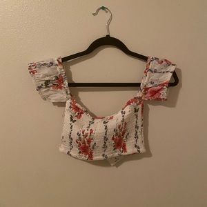 Never worn two piece floral set